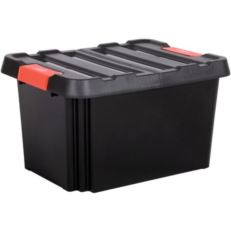 Bac de rangement avec couvercle stock'r 64,8 x 49,6 x 38,3  85