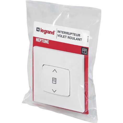 Legrand Mosaic 77023 – Interrupteur Volet Roulant Individuel – CPL IR – Blanc – Occasion