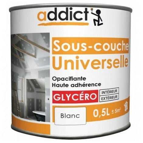 Peinture Sous-couche universelle 0.5 litre blanc - ADDICT