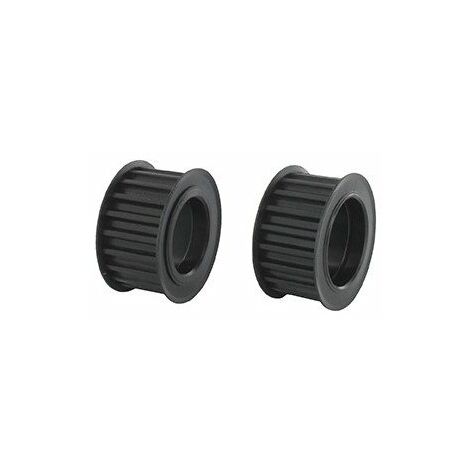 Poulie crantée 20 dents pour tondeuse Castelgarden TC 102 – Diamètre extérieur 55mm – Hauteur 28mm – Remplace 25601559/0 (1/2)