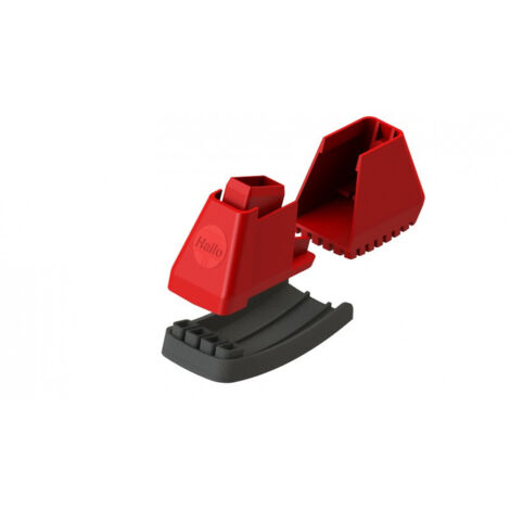 Hailo – Kit de 4 patins antidérapants pour échelle – Adaptables 30x20 mm à 50x22 mm – Vis autoforantes fournies – Accessoire professionnel