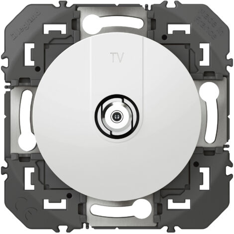 Legrand - Prise TV typeF à visser Dooxie - Finition Blanc