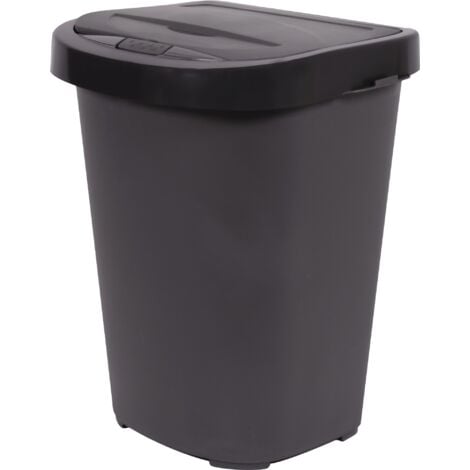 Poubelle tri-home 40 l gris anthracite - EDA