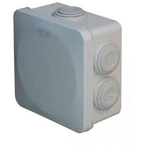 Boîte de dérivation étanche 100x100x55mm – Indice de protection IP55 – Résistance aux chocs IK07 – Couvercle vissable rapide – BLM