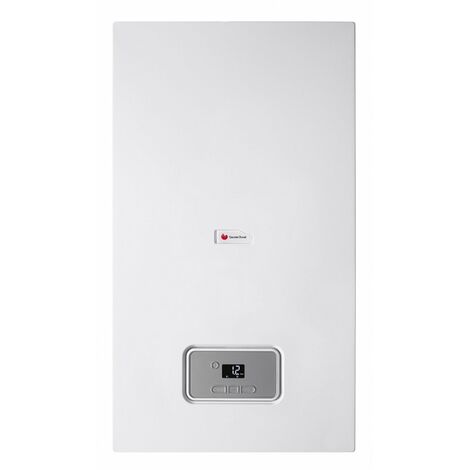 Saunier Duval – Chaudière gaz à condensation 35 kW – Évacuation par ventouse – Circulateur modulant haute efficacité – Corps en aluminium silicium - Condensf35