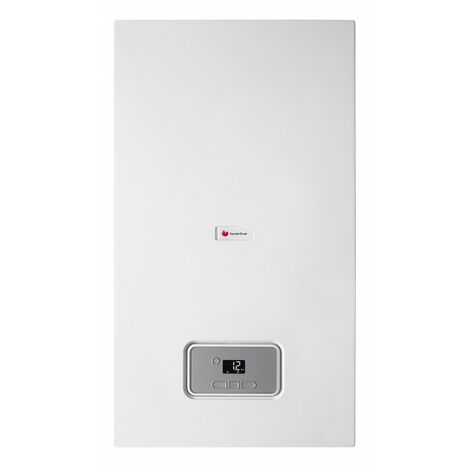 Saunier Duval – Chaudière gaz à condensation 25 kW – Circulateur modulant haute efficacité – Évacuation par ventouse ou cheminée – Corps en aluminium silicium - AS 25 GN