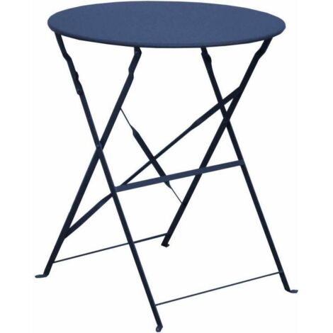Gueridon Rond Diam. 60 Cuba Bleu (1/2)