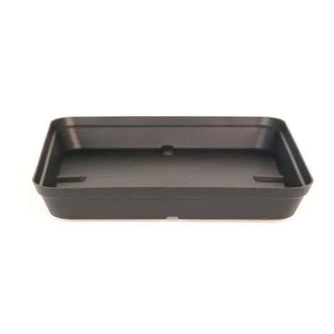 Soucoupe Capri Carree 40cm Anthracite