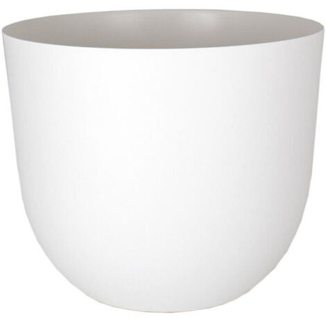 Pot Havana Natural Diam. 40 Cm - Blanc Granite (1/4)