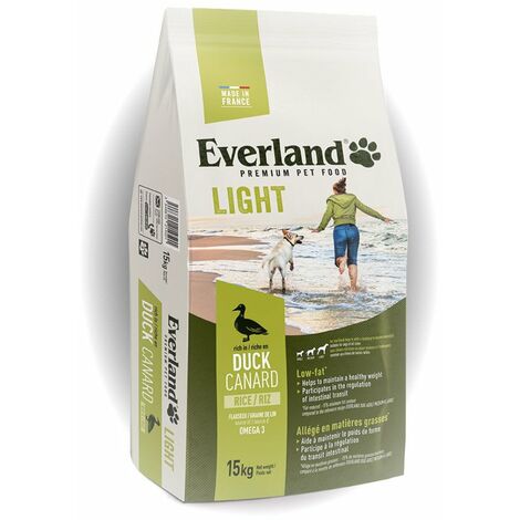Croquettes light pour chien stérilisé 15kg – Riche en protéines et fibres – Faible en matières grasses – Aide à contrôler le poids – Everlands