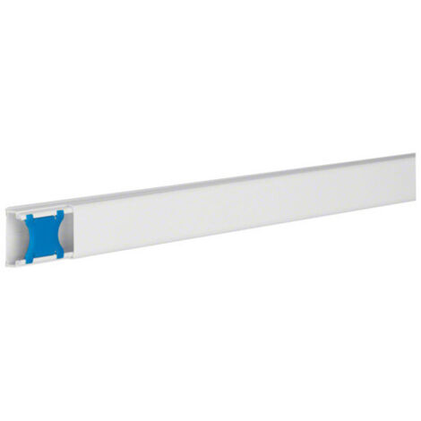 Hager – Moulure 16 x 30mm longueur 2.10m – Blanc pur – Pour installation électrique – Compatible avec supports standards