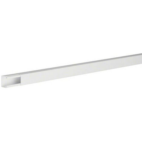 Hager – Goulotte Liféa 20x20mm en PVC – Longueur 2m – Cloisonnable à partir de 40x60 – Pour cheminement câbles résidentiels