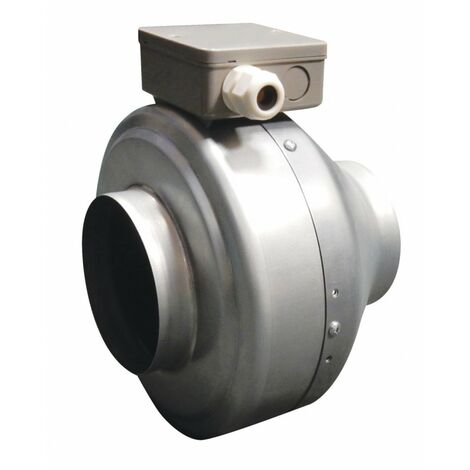 Atlantic – Ventilateur pour conduit 125 mm – Basse consommation – Acier galvanisé – Ventilation tertiaire – Circulation d'air optimisée