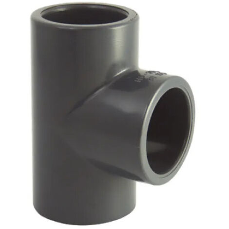Té égal Pvc Pression D40 Raccordement Durable Pour Réseaux D'eau Sous Pression. - Cap Vert