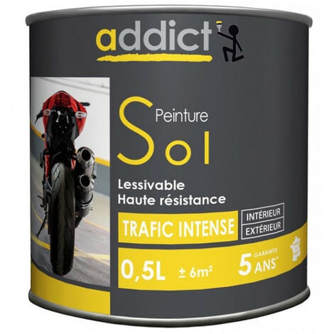 Peinture Sol 0.5 litre gris - ADDICT