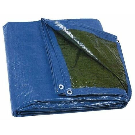 Bâche de protection bleue intérieur/extérieur, L.3 m x l.200 cm
