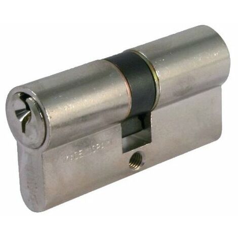 Cylindre TESA TE5 - 30x30mm - panneton PM2 - nickelé - 50303030N-PM2