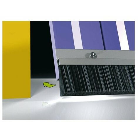 Bas de porte aluminiumà brosse IBS60 100cm - ELLEN - 0308401D