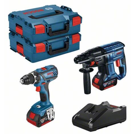 Lot D'outils Bosch 18V - Perceuse Visseuse + Accessoires - Occasion
