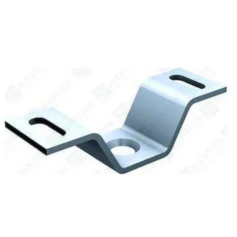 Mantion – Patte de fixation plafond à visser en acier galvanisé – Supporte charges lourdes – Installation rapide pour systèmes coulissants (1/3)