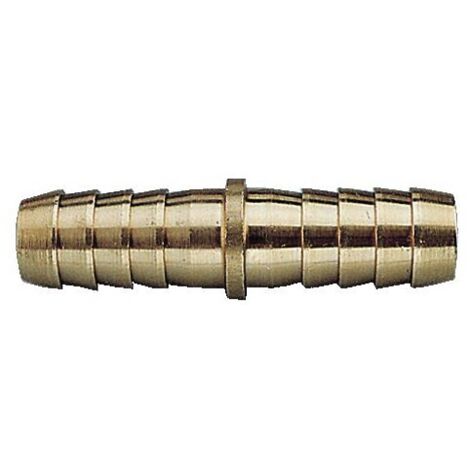 Jonction double pour tuyau à air comprimé 6 mm – Laiton résistant aux chocs – Pression jusqu'à 15 bar – Connexion fluide fiable