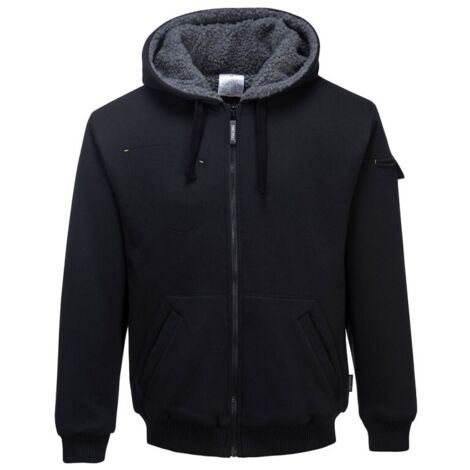 Blouson à Capuche Pewter Couleur : Noir Taille S - Portwest