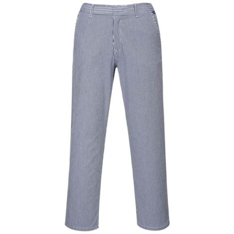 Pantalon De Cuisine Barnet Couleur : Bleu Check Taille Xl - Portwest (1/4)
