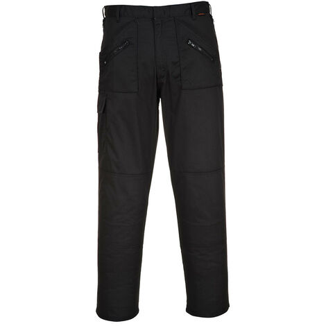 Pantalon Action Portwest Noir Durabilité Et Fonctionnalité - Portwest