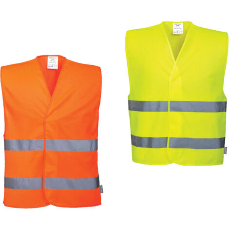 Gilet haute visibilité Portwest 2 bandes C474 - S/M - Naranja