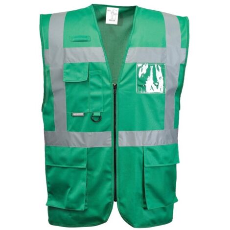 Iona Gilet Executive Couleur : Vert Bouteille Taille Xl - Portwest (1/2)