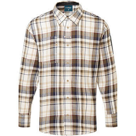 Chemise De Travail Homme à Carreaux Doublée Polaire - Flanelle épaisse - Poches En Laine D'agneau - Automne-hiver - 2