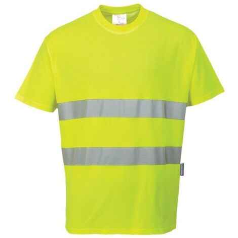 Tee-shirt Confort Coton Couleur : Jaune Taille 4xl - Portwest (1/2)