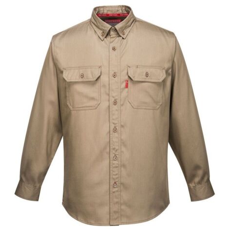 Chemise Bizflame 88/12 Couleur : Kaki Taille 5xl - Portwest