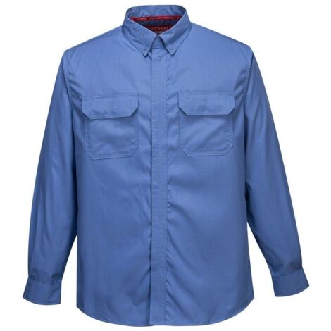 Chemise Bizflame Plus Couleur : Bleu Taille Xl - Portwest