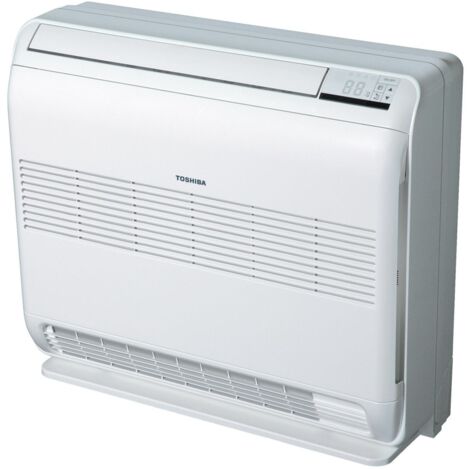 Toshiba – Climatiseur réversible console Double-Flux RASB13J2FVGE – Fluide R32 – Mono-split – Efficacité énergétique élevée – Installation discrète - R32-RAS-B13J2FVG-E