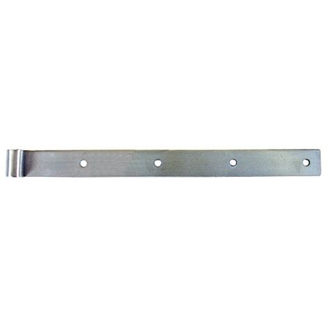 Penture Droite Bout Carre - 35x4 - ø14 - Lg600 - Inox (1/2)