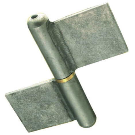 Paumelle Soudée Grille Laiton 160x70 Robustesse Et Fluidité Pour Grilles Lourdes. - Générique