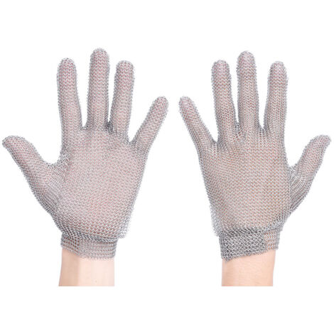 Gant En Cotte De Mailles Couleur : Argent Taille Xl - Portwest (1/2)