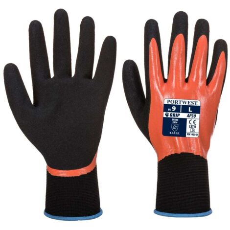 Gant Dermi Pro Couleur : Orange/noir Taille M - Portwest (1/3)