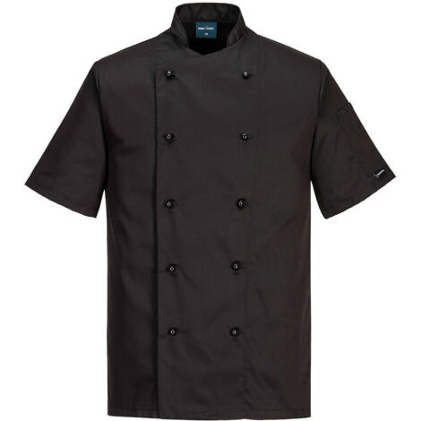 Veste Cuisine Kent Couleur : Noir Taille Xxxl - Portwest (1/2)