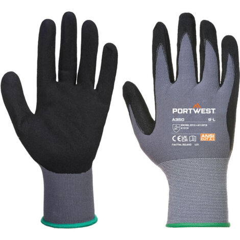 Gant Dermiflex Couleur : Noir Taille S - Portwest