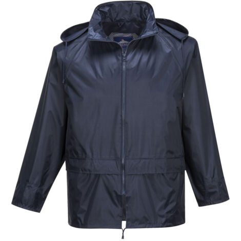 Ensemble De Pluie (veste Pantalon) Couleur : Marine Taille L - Portwest (1/4)