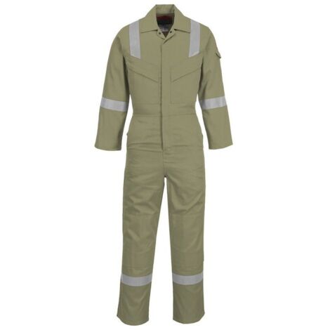 Combinaison Antistatique Kaki Protection Esd Ultra-légère - Portwest (1/2)