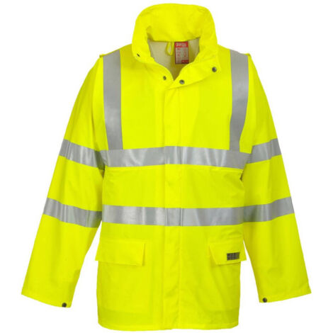 Veste De Pluie Hivis Fr Sealtex Couleur : Jaune Taille Xxxl - Portwest (1/5)
