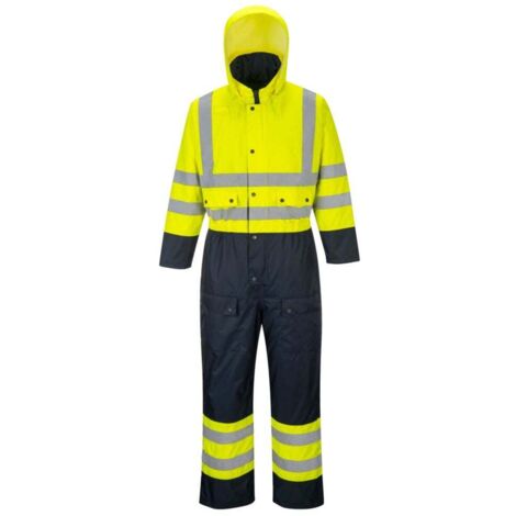 Combinaison Contrast Hi-vis Matelassée Couleur : Jaune/marine Taille 4xl - Portwest (1/3)