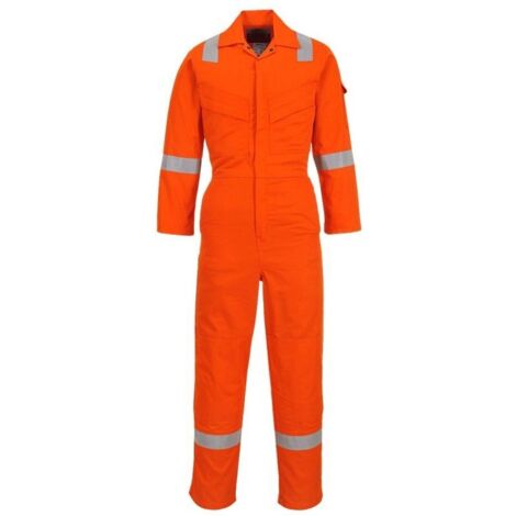 Combinaison Fr Legère Antistatique 280g Couleur : Orange Taille Xxxl - Portwest (1/2)