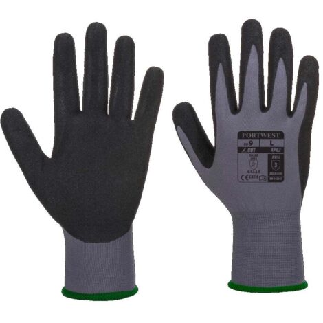Gant Dermiflex Aqua Couleur : Gris/noir Taille Xl - Portwest (1/4)
