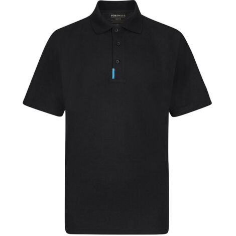 Polo Wx3 Couleur : Noir Taille L - Portwest (1/2)