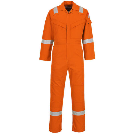 Combinaison Portwest Fr Antistatique Orange Protection Flamme Et Antistatique Intégrale - Portwest (1/2)