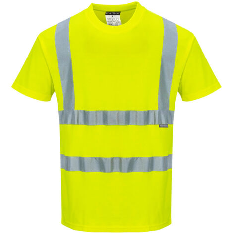 T-shirt Hi-vis Mc Coton Comfort Couleur : Jaune Taille 5xl - Portwest